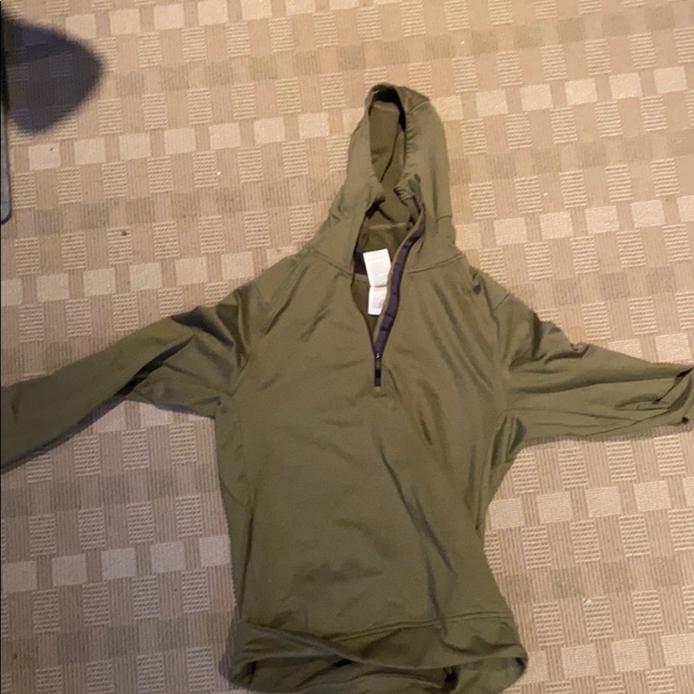 Olive green sport adidas hoodie